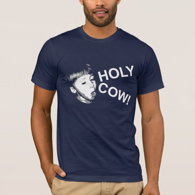 CAMISETA ¡VACA SANTA! (Anverso)
