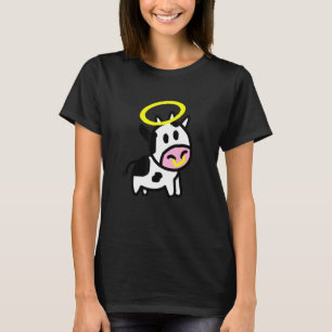 Camiseta Vaca santa aureola linda vaca