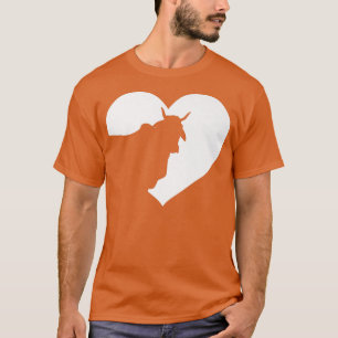 Camiseta Vaca, solo un Chica que ama el vintag de corazón d