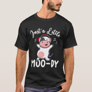 Camiseta Vaca Sólo Un Pequeño Agricultor De Vacas Moo-Dy