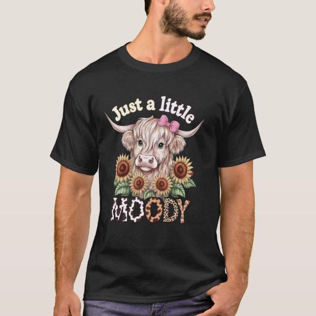 Camiseta Vaca Solo Un Poco Malhumorada (Anverso)