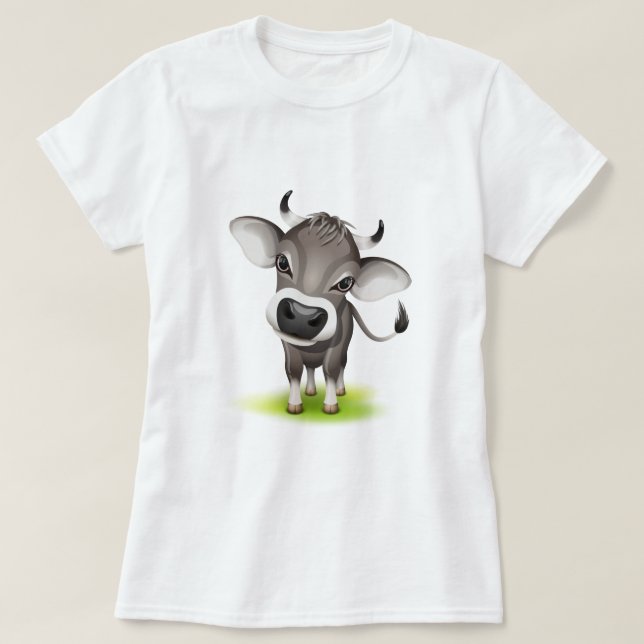 Camiseta Vaca suiza (Diseño del anverso)