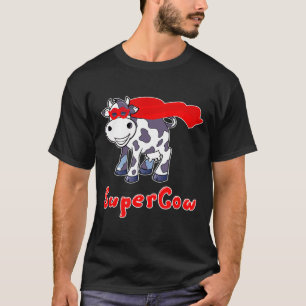 Camiseta Vaca Superheroína De Supervaca Para Hombres Mujere