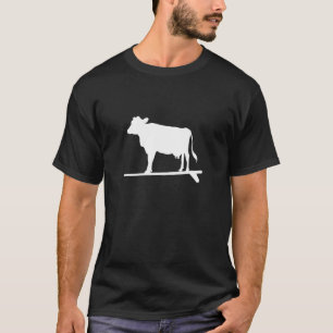 Camiseta Vaca Surfista De Surf Y Terreno