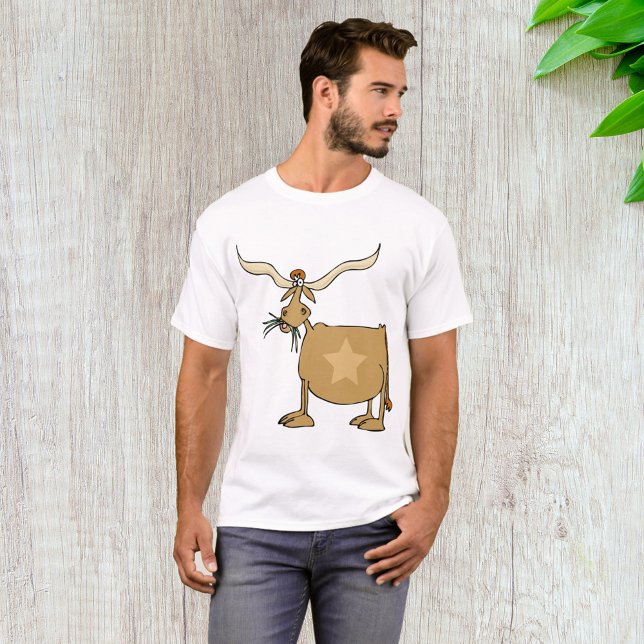 Camiseta Vaca Texas Longhorn con Estrella (Subido por el creador)