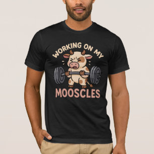Camiseta Vaca - Trabajando en mis motos - Funny diseño de g