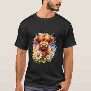 Camiseta Vaca, Vaca Escocesa de las Tierras Altas, Ropa Occ