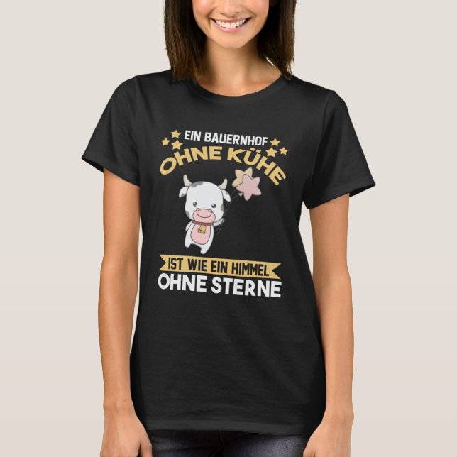 Camiseta Vaca Vacas Granjero (Anverso)