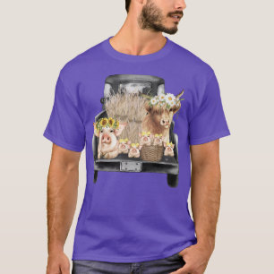 Camiseta Vaca Y Cerdos Cuidados En La Granja De Animales Vi