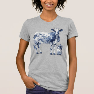 Camiseta Vaca y jarra de leche de software Delfware