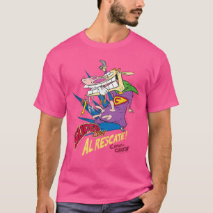 Camiseta Vaca y Pollo Super Vaca retro