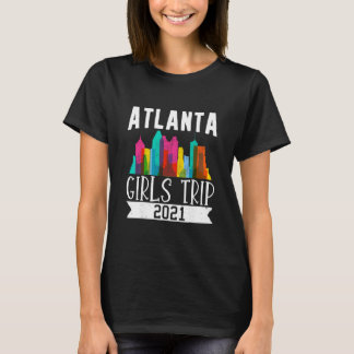 Camiseta Vacación de vuelo de viajero Atlanta Chicas Viaje 