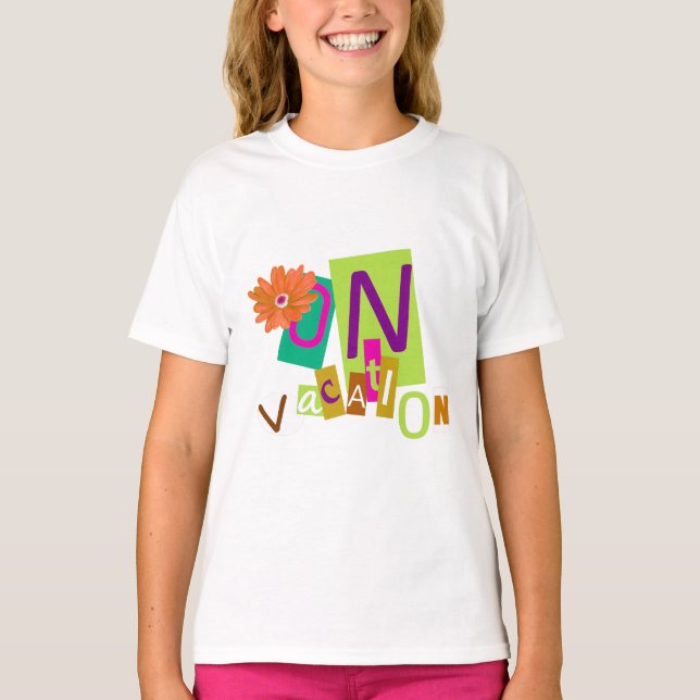 Camiseta Vacaciones (Anverso)