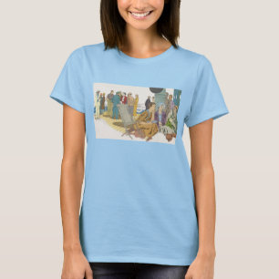 Camiseta Vacaciones antiguas, barco de crucero de pasajeros