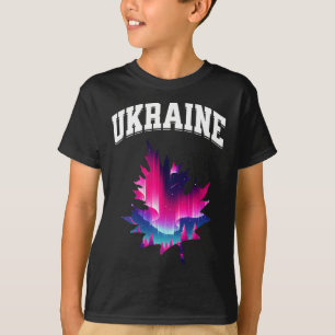 Camiseta Vacaciones Aurora Boreal Luces del Norte Ucrania S