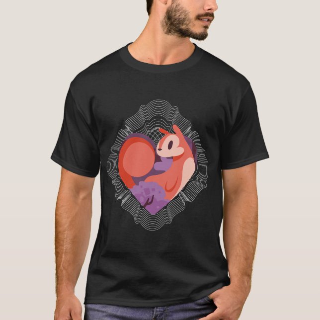 Camiseta Vacaciones bajo las palmeras en una hamaca. (Anverso)