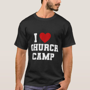 Camiseta Vacaciones Bíblicas Amo Campamento de la Iglesia I