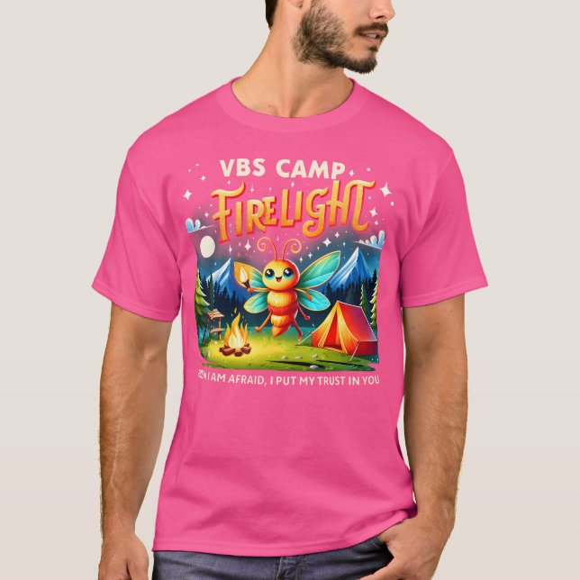 Camiseta Vacaciones Campamento escolar de la Biblia Lucha c (Anverso)