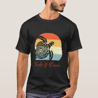 Camiseta Vacaciones con Tortugas Marinas en Turks Caicos Ca