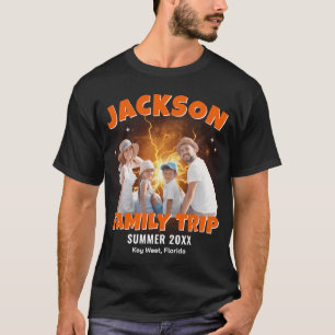 Camiseta Vacaciones Crucero Familiar Foto Personalizada Boo