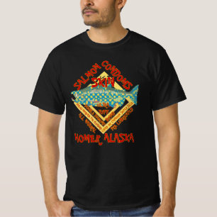 CAMISETA VACACIONES DE ALASKA SOUVENIR CRUISIR VIAJE EN BAR