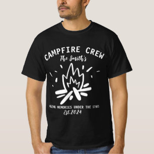 Camiseta Vacaciones de campamento familiar 2024, equipo de