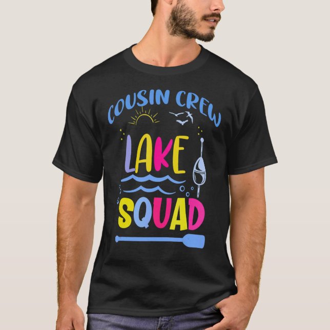 Camiseta Vacaciones de campamento familiares en la tripulac (Anverso)