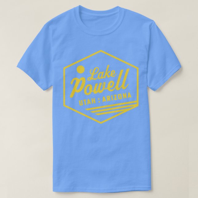 Camiseta Vacaciones de Camping en el Lago Powell Utah Arizo (Diseño del anverso)