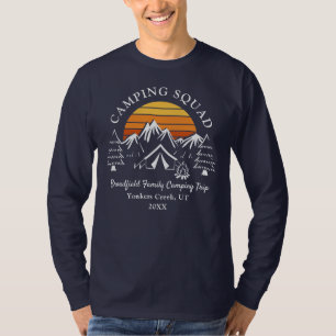 Camiseta Vacaciones de camping para papá y familia a juego