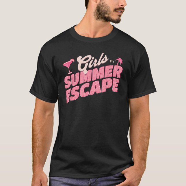 Camiseta Vacaciones de Chicas de escape de verano para chic (Anverso)