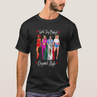 Camiseta Vacaciones de chicas en Cozumel Latina México para