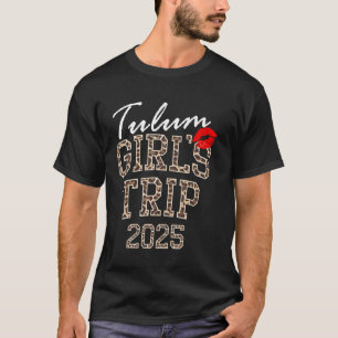 Camiseta Vacaciones de chicas Tulum 2025 Fin de semana de m