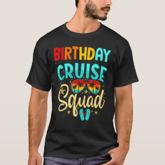 Camiseta Vacaciones de crucero de cumpleaños de escuadrón d