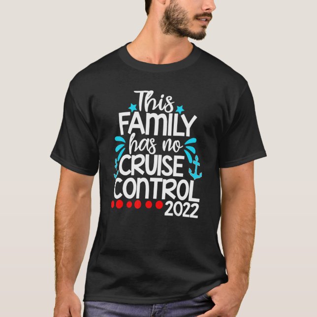 Camiseta Vacaciones de crucero familiar 2022 Esta Familia N (Anverso)