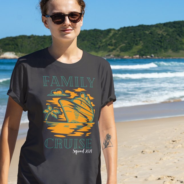 Camiseta Vacaciones de crucero familiar 2024 (Subido por el creador)