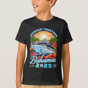 Camiseta Vacaciones de crucero familiar 2025 Juntos Baham