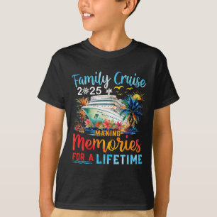 Camiseta Vacaciones de crucero familiares de crucero 2025