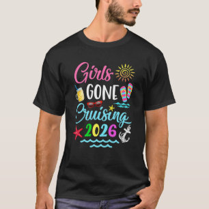 Camiseta Vacaciones de crucero Girls Gone Cruising 2026 Fie