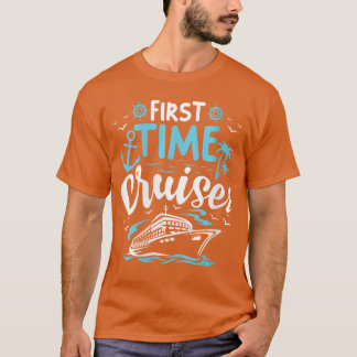 Camiseta Vacaciones de crucero por primera vez para mujeres