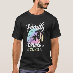 Camiseta Vacaciones de crucero retro de navegación 2023 par