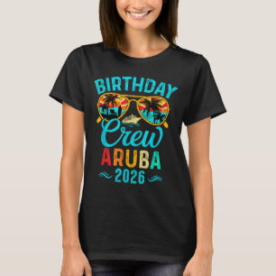 Camiseta Vacaciones de cumpleaños en Aruba 2026 familia con