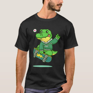Camiseta Vacaciones de esquí de cocodrilos en verano para n