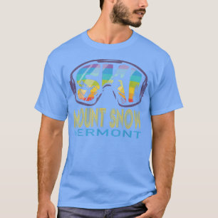 Camiseta Vacaciones de esquí en Montaña de Nieve Vermont
