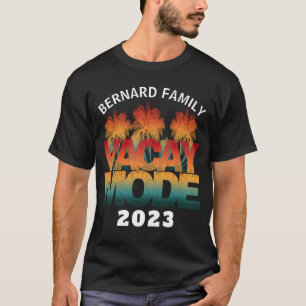 CAMISETA VACACIONES DE FAMILIA DE MODO DE VACACIONES