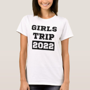 Camiseta Vacaciones de fin de semana de chicas 2022 Viaje d