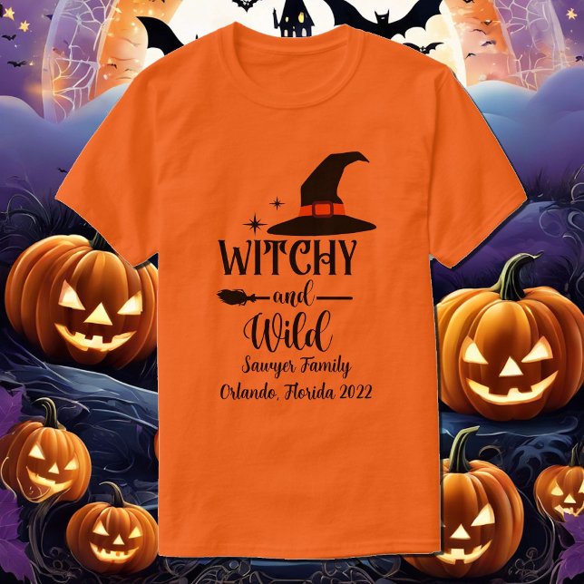 Camiseta Vacaciones de grupo de nombres de bruja de Hallowe (Subido por el creador)