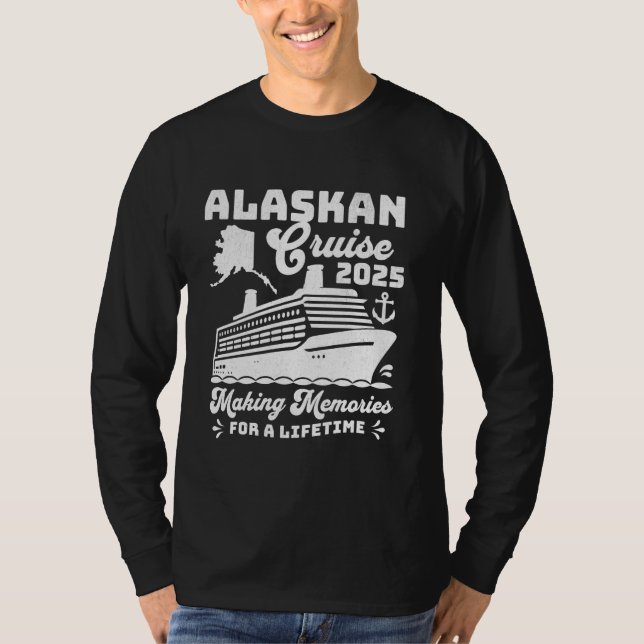 Camiseta Vacaciones de grupo familiar de crucero de Alaskan (Anverso)