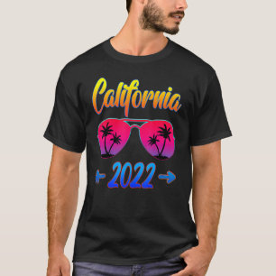 Camiseta Vacaciones de Guay Glasses de California 2022 Vint