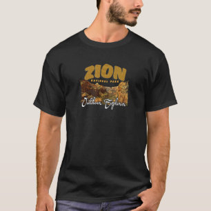 Camiseta Vacaciones de hiking vintage retro Zion National P