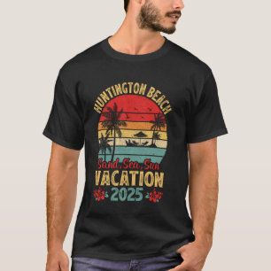 Camiseta Vacaciones de Huntington Beach California Sand Sea